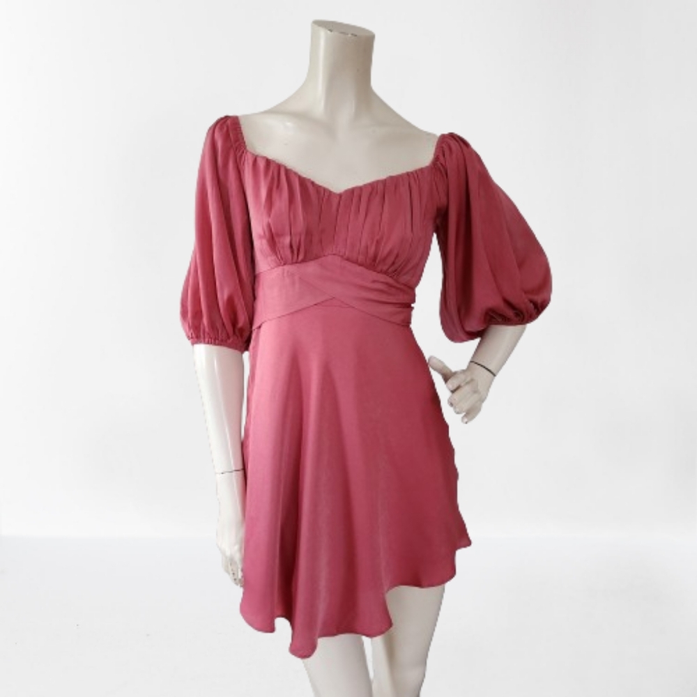Hello Molly Fate Found Us Dress Womens S 4 Rose Pink NEW